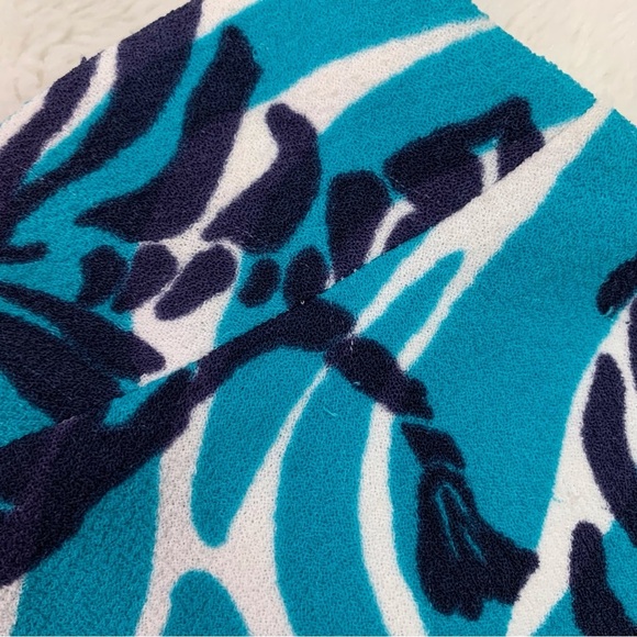 Lilly Pulitzer Women's I'm Game Devine Shift Dress Zebra Pattern BlueWhite Sz 6 - Picture 9 of 16